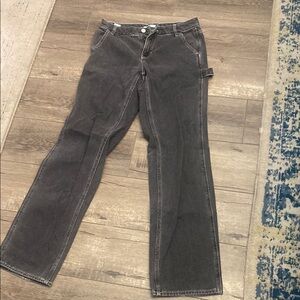 Packing Gray Denim Carpenter Pants